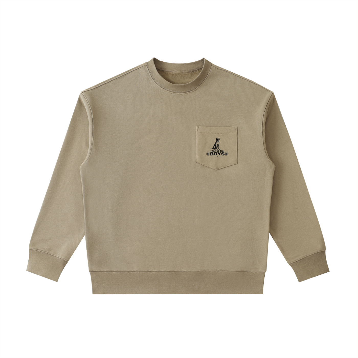POCKET BOY CREW NECK