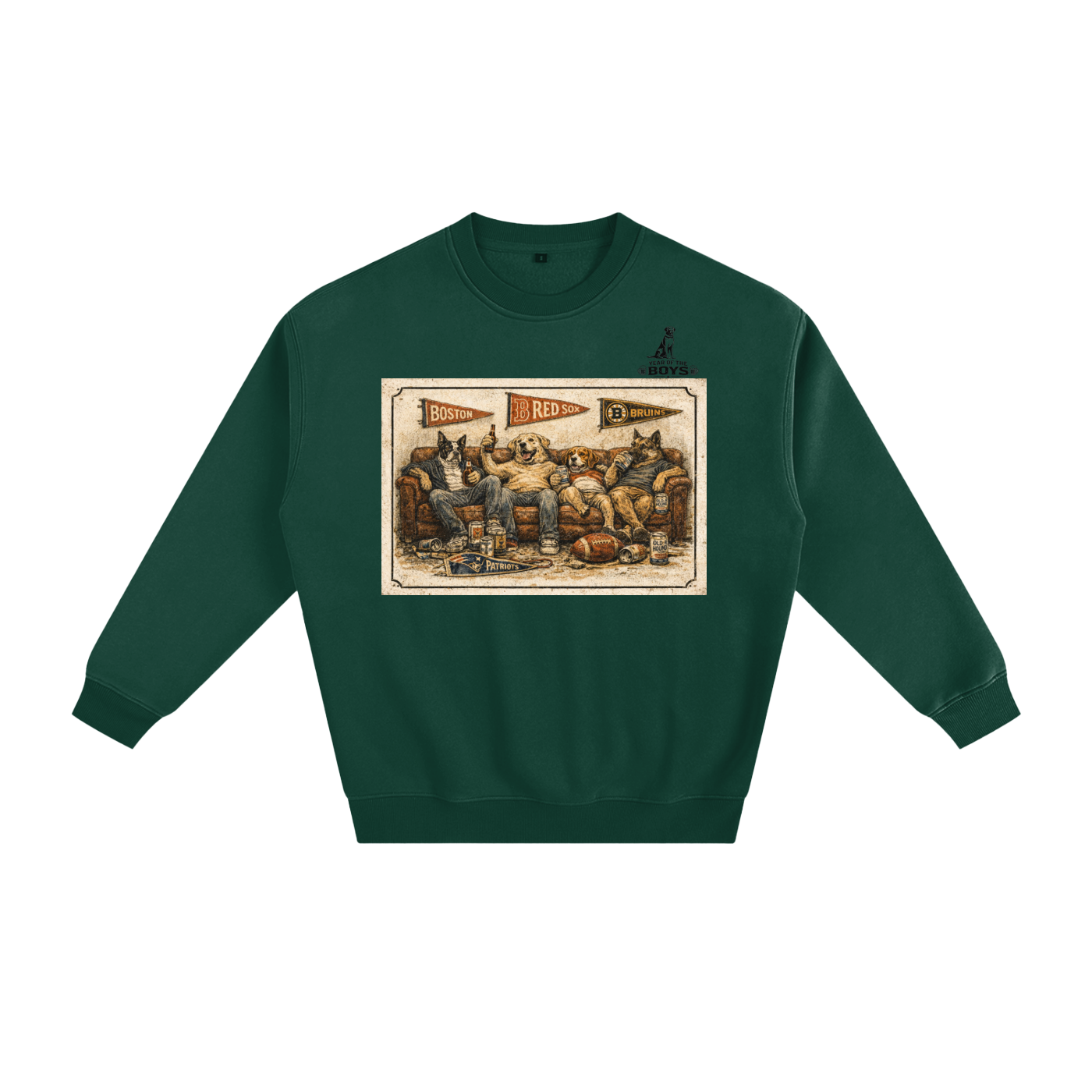 BOSTON BOYS CREWNECK