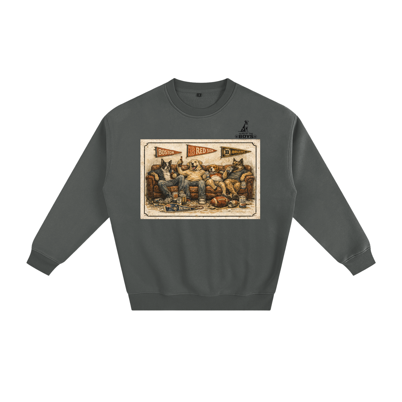 BOSTON BOYS CREWNECK