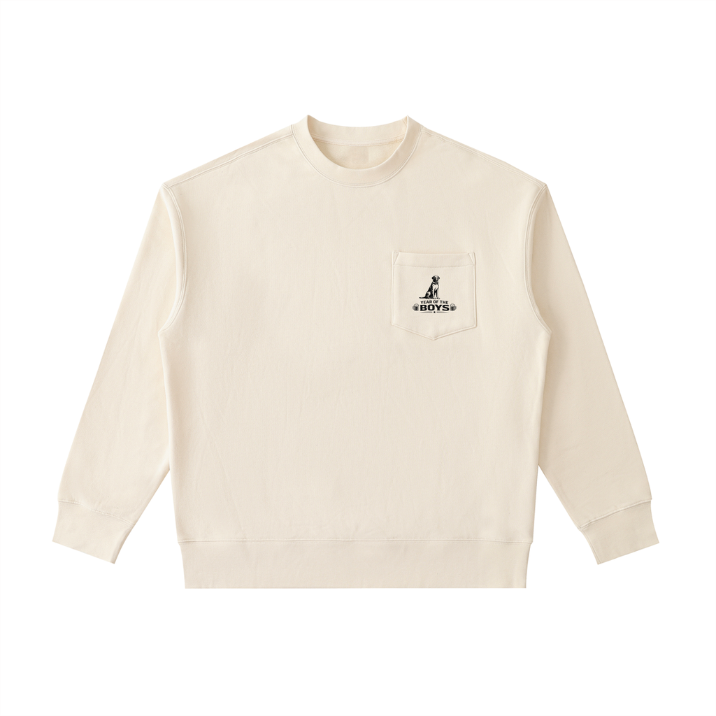 POCKET BOY CREW NECK