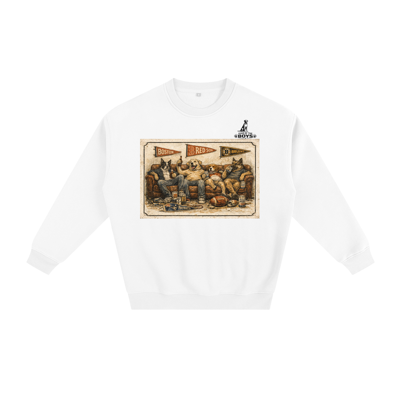 BOSTON BOYS CREWNECK