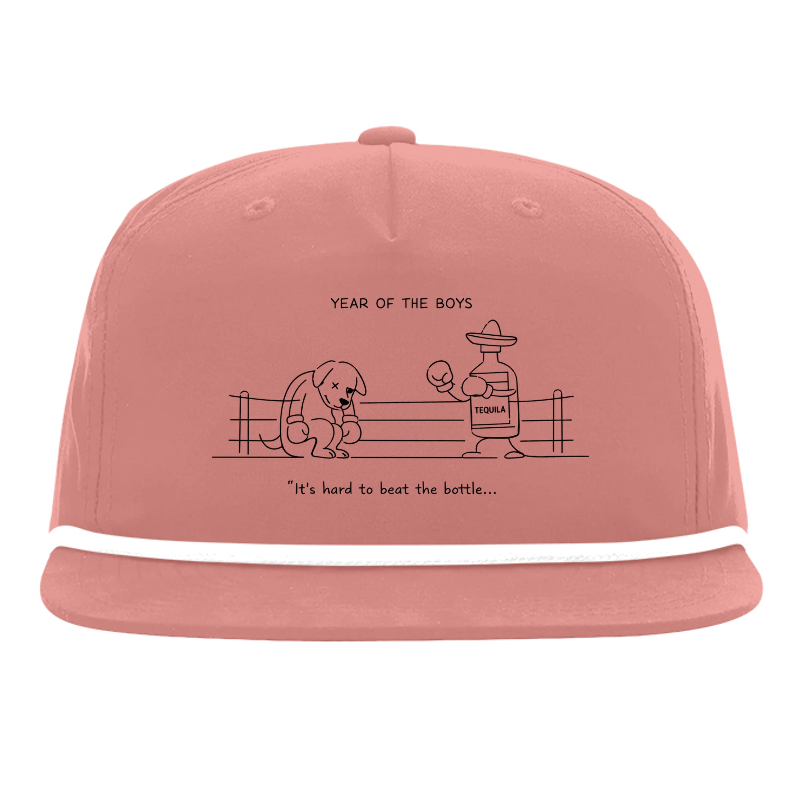 Dusty Red/ White - 256 - FRONT